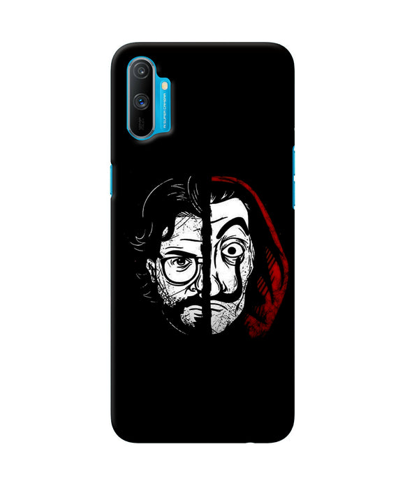 Money Heist Professor Mask Sketch Realme C3 Back Cover