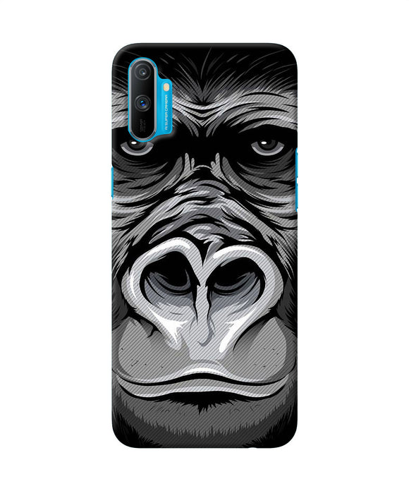 Black Chimpanzee Realme C3 Back Cover