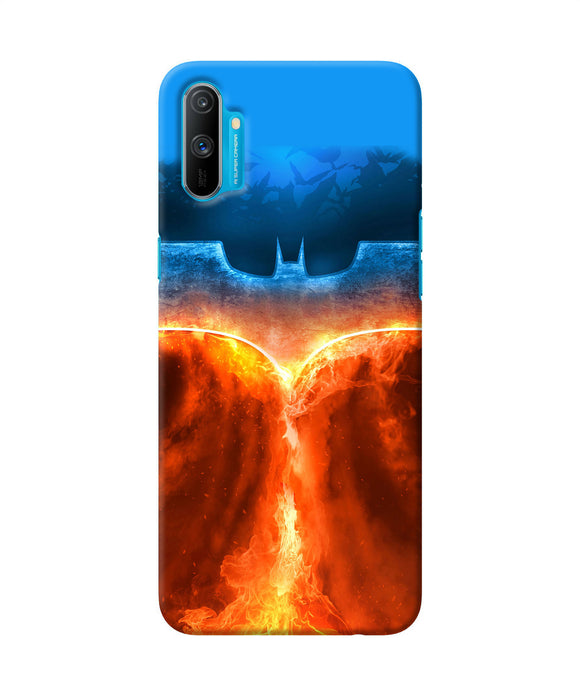 Burning Batman Logo Realme C3 Back Cover