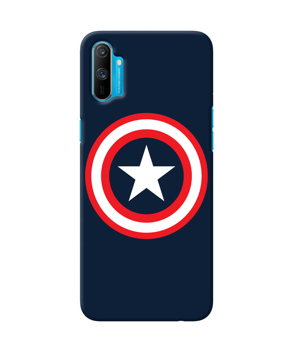 Captain America Logo Realme C3 Back Cover