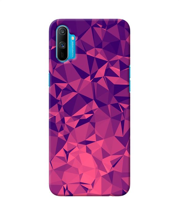 Abstract Red Blue Shine Realme C3 Back Cover