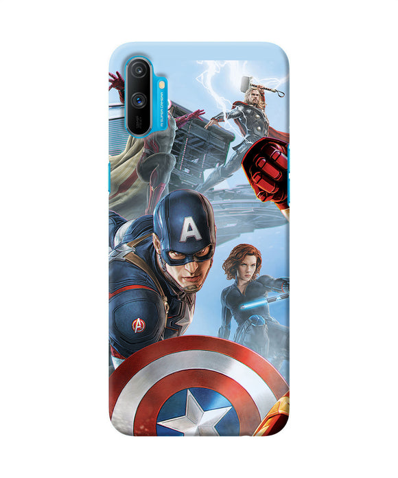 Avengers On The Sky Realme C3 Back Cover