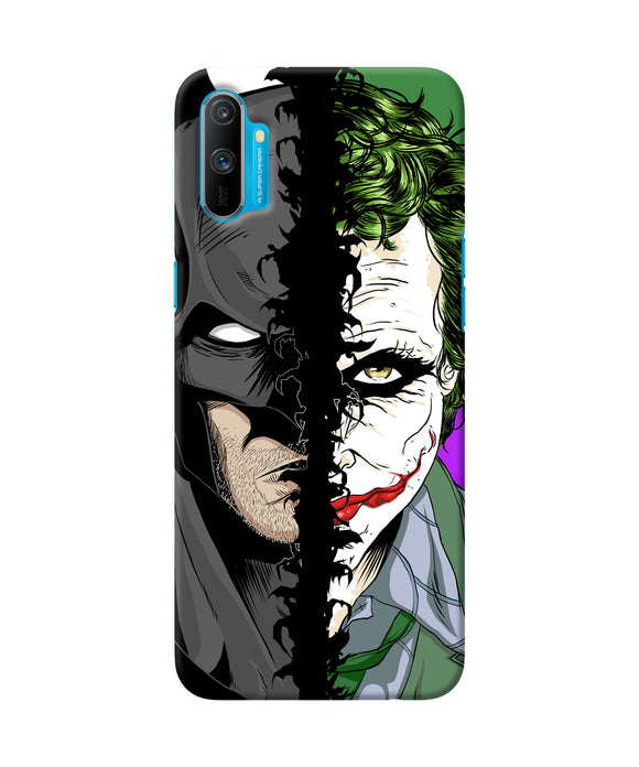 Batman Vs Joker Half Face Realme C3 Back Cover
