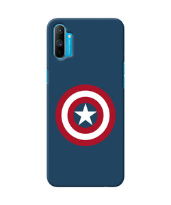 Captain America Logo Realme C3 Back Cover
