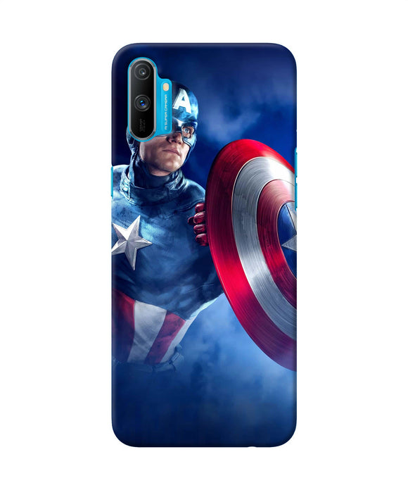Captain America On Sky Realme C3 Back Cover