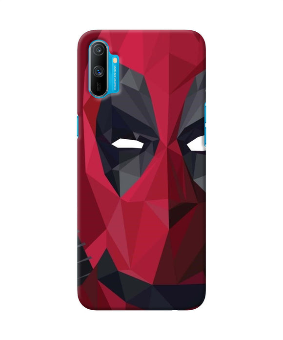 Abstract Deadpool Half Mask Realme C3 Back Cover