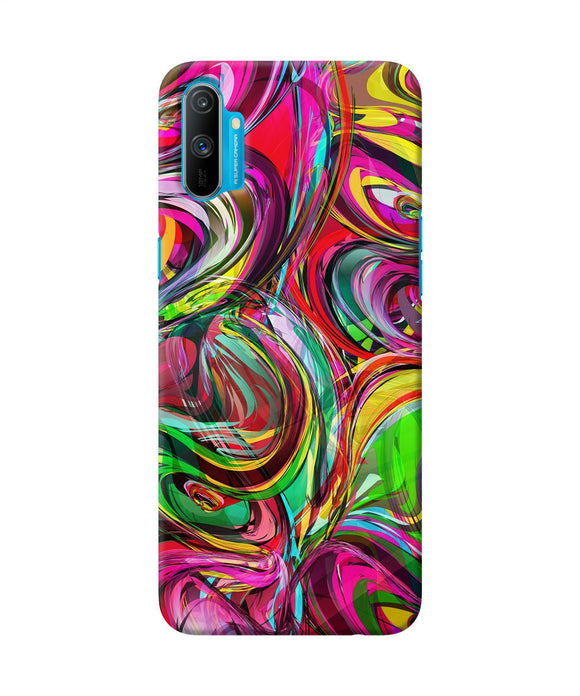 Abstract Colorful Ink Realme C3 Back Cover