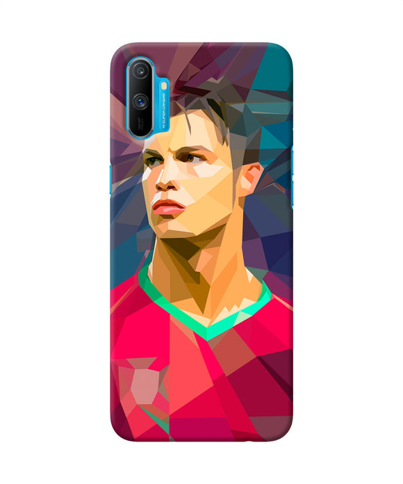 Abstract Ronaldo Realme C3 Back Cover