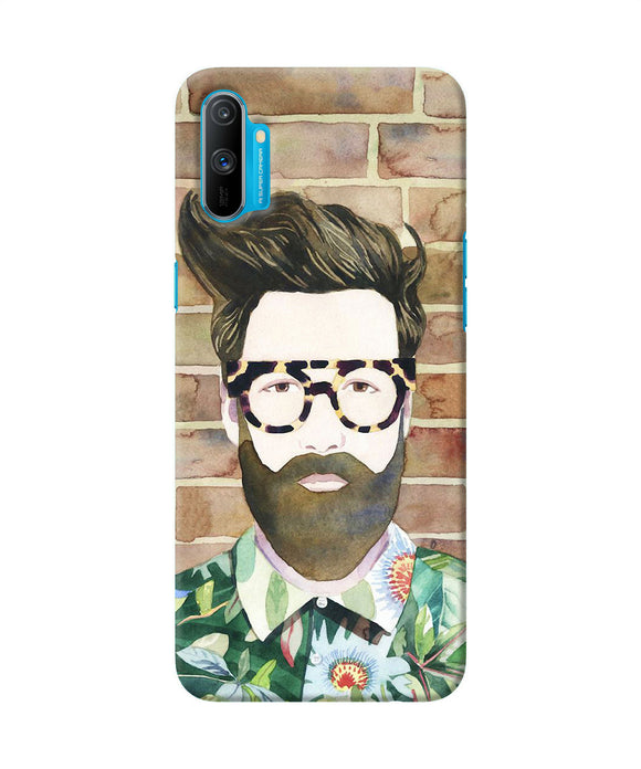 Beard Man With Glass Realme C3 Back Cover