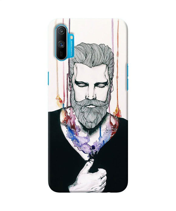 Beard Man Character Realme C3 Back Cover