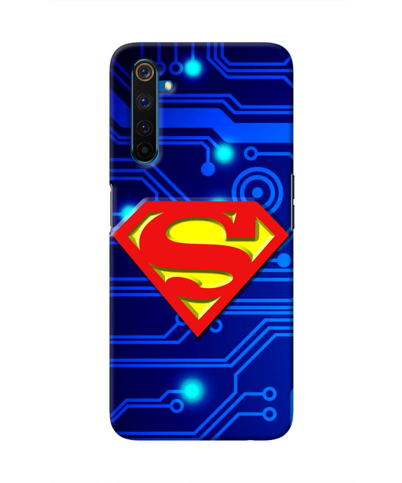 Superman Abstract Realme 6 Pro Real 4D Back Cover