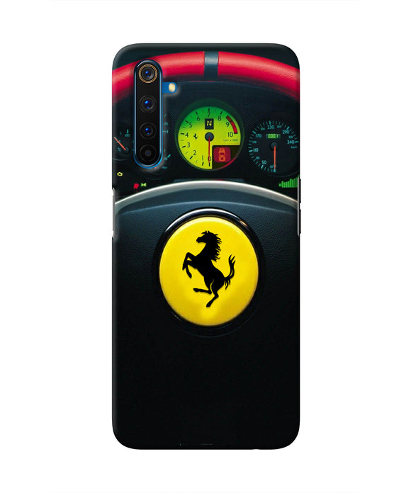 Ferrari Steeriing Wheel Realme 6 Pro Real 4D Back Cover