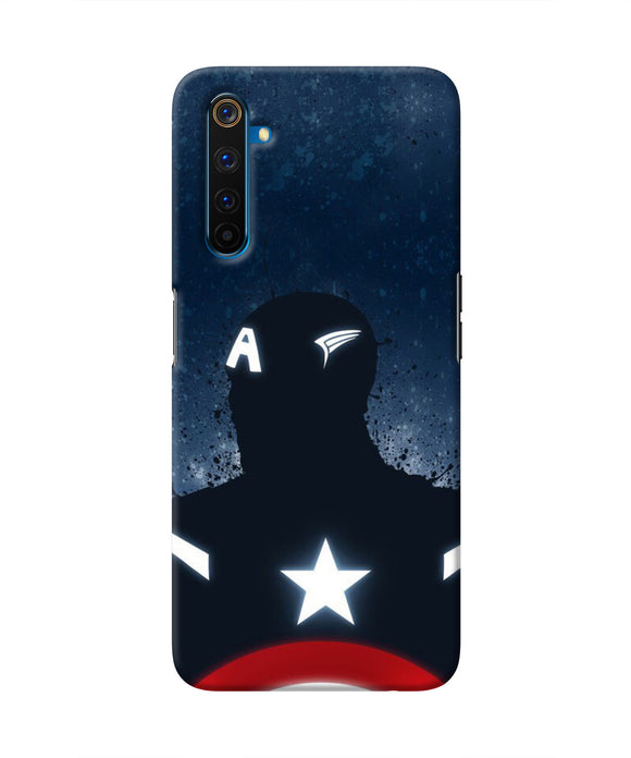 Captain america Shield Realme 6 Pro Real 4D Back Cover