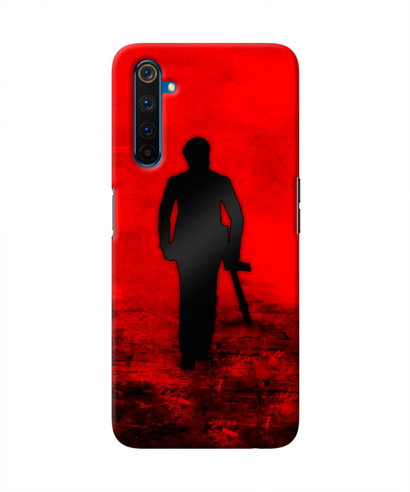 Rocky Bhai with Gun Realme 6 Pro Real 4D Back Cover