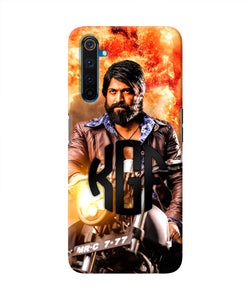 Rocky Bhai on Bike Realme 6 Pro Real 4D Back Cover