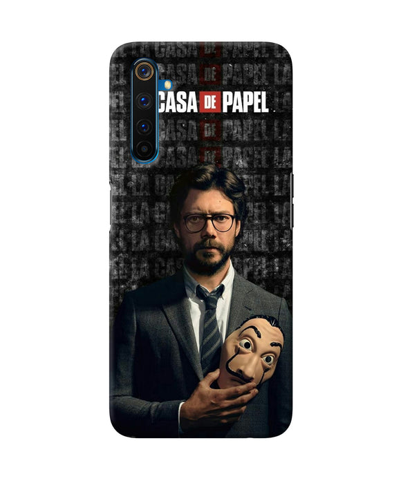 Money Heist Professor with Mask Realme 6 Pro Back Cover