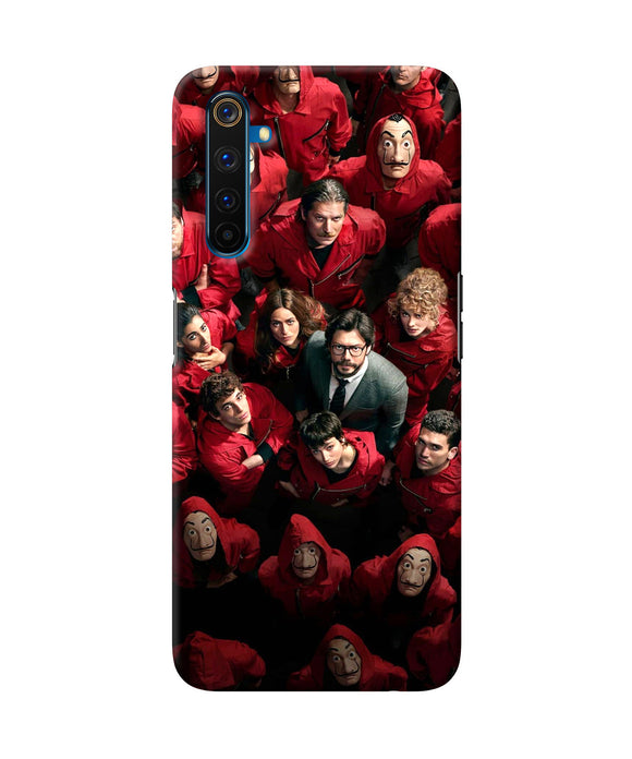 Money Heist Professor with Hostages Realme 6 Pro Back Cover