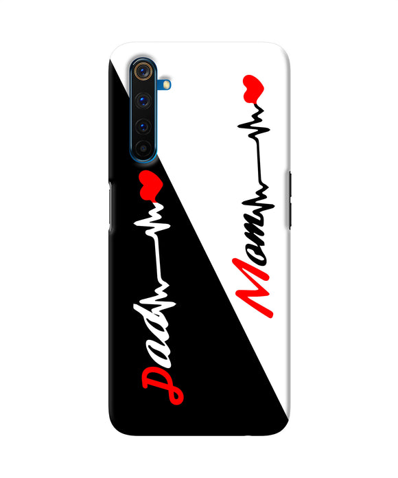Mom Dad Heart Line Realme 6 Pro Back Cover