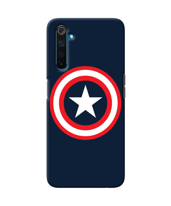 Captain America Logo Realme 6 Pro Back Cover