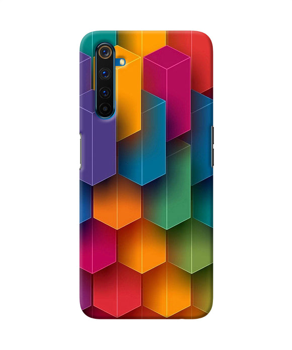 Abstract Rectangle Print Realme 6 Pro Back Cover