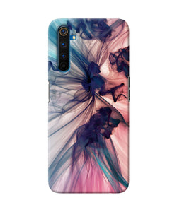 Abstract Black Smoke Realme 6 Pro Back Cover