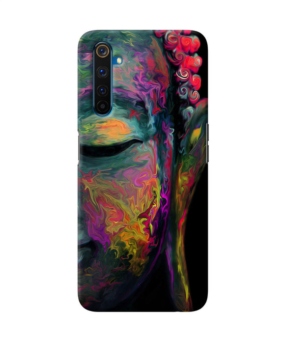 Buddha Face Painting Realme 6 Pro Back Cover