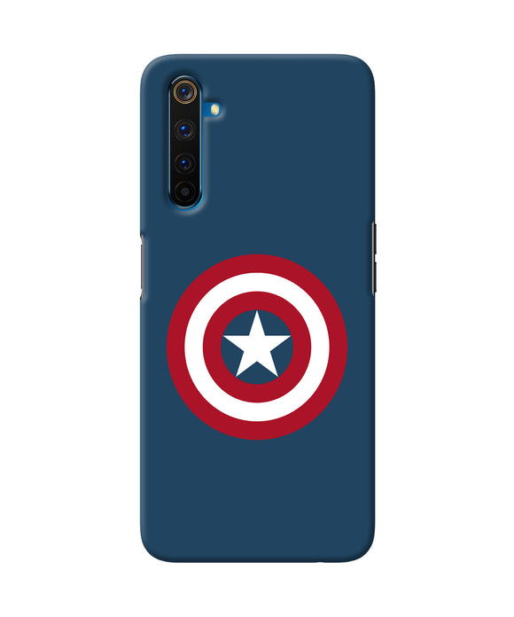 Captain America Logo Realme 6 Pro Back Cover
