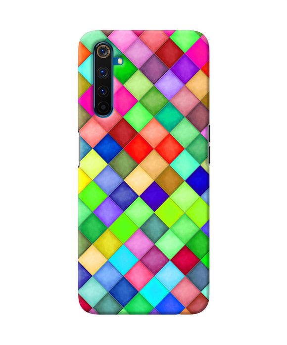 Abstract Colorful Squares Realme 6 Pro Back Cover