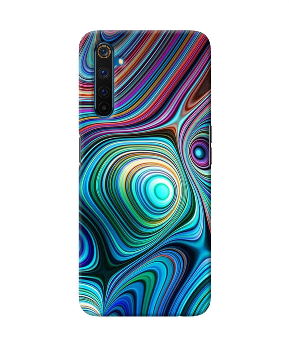 Abstract Coloful Waves Realme 6 Pro Back Cover