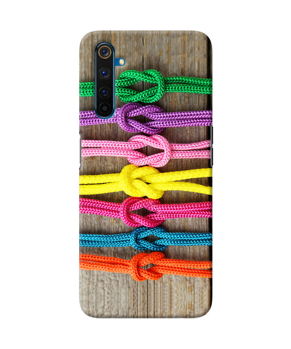 Colorful Shoelace Realme 6 Pro Back Cover