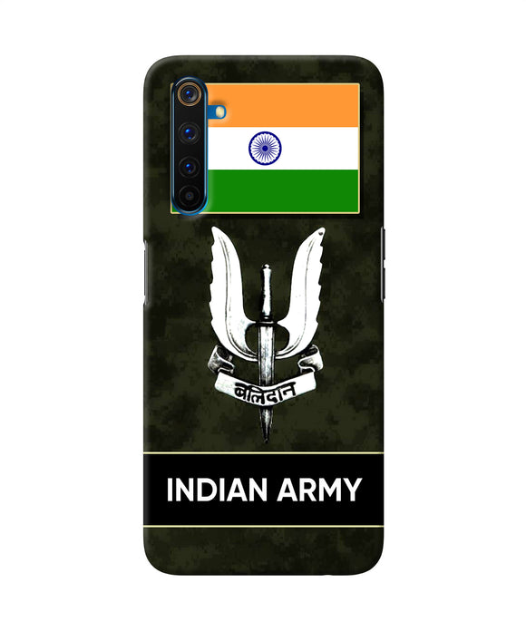 Indian Flag Balidan Logo Realme 6 Pro Back Cover