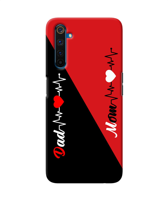 Mom Dad Heart Line Realme 6 Pro Back Cover