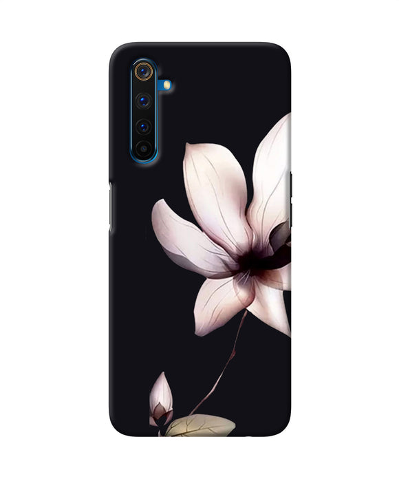 Flower White Realme 6 Pro Back Cover