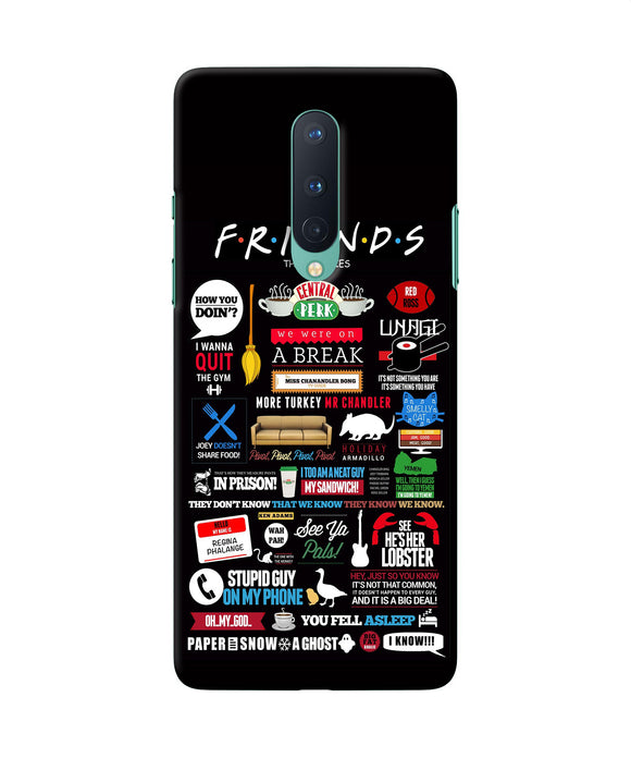 Friends Oneplus 8 Back Cover