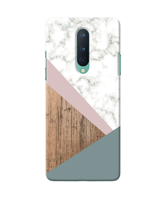 Marble Wood Abstract Oneplus 8 Back Cover