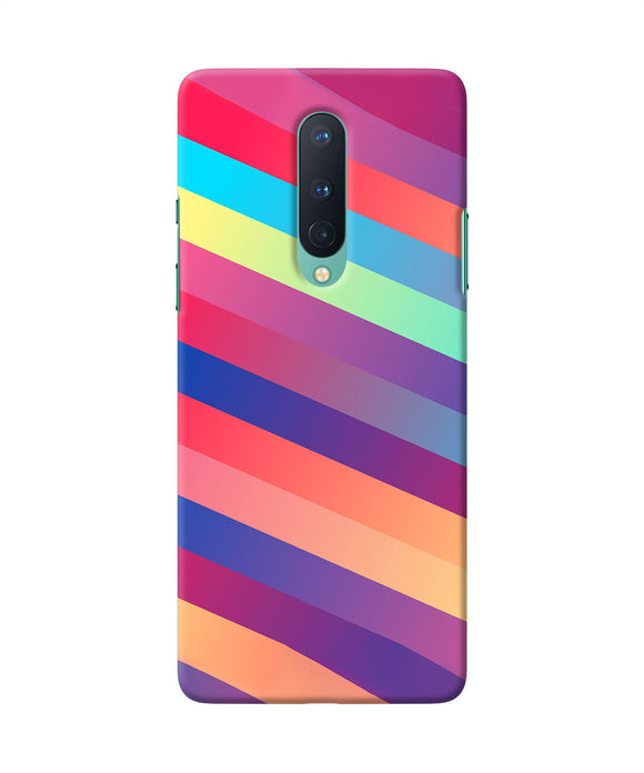Stripes color Oneplus 8 Back Cover