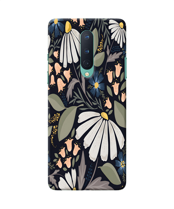 Flowers Art Oneplus 8 Back Cover