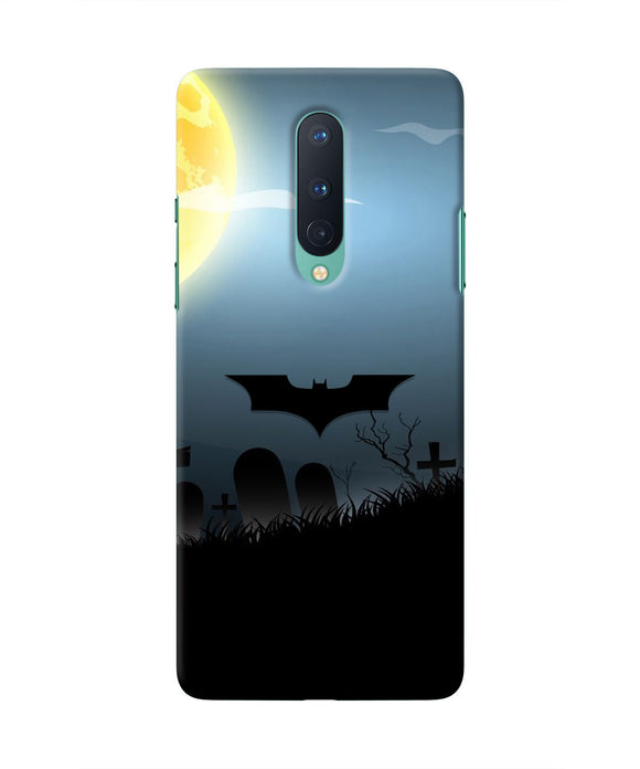 Batman Scary cemetry Oneplus 8 Real 4D Back Cover