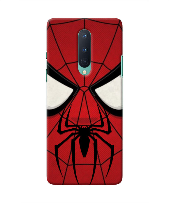 Spiderman Face Oneplus 8 Real 4D Back Cover
