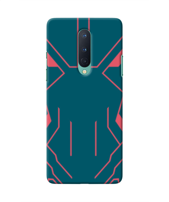 Superman Techno Oneplus 8 Real 4D Back Cover