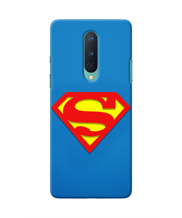 Superman Blue Oneplus 8 Real 4D Back Cover