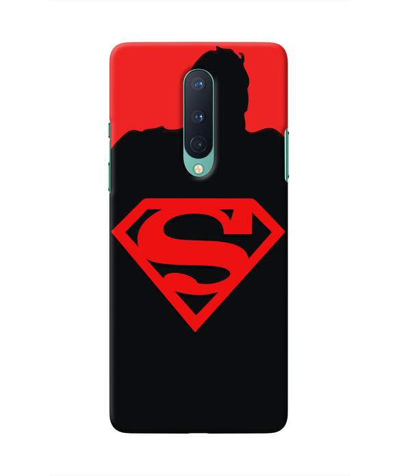 Abstract Silhouette Red Oneplus 8 Real 4D Back Cover