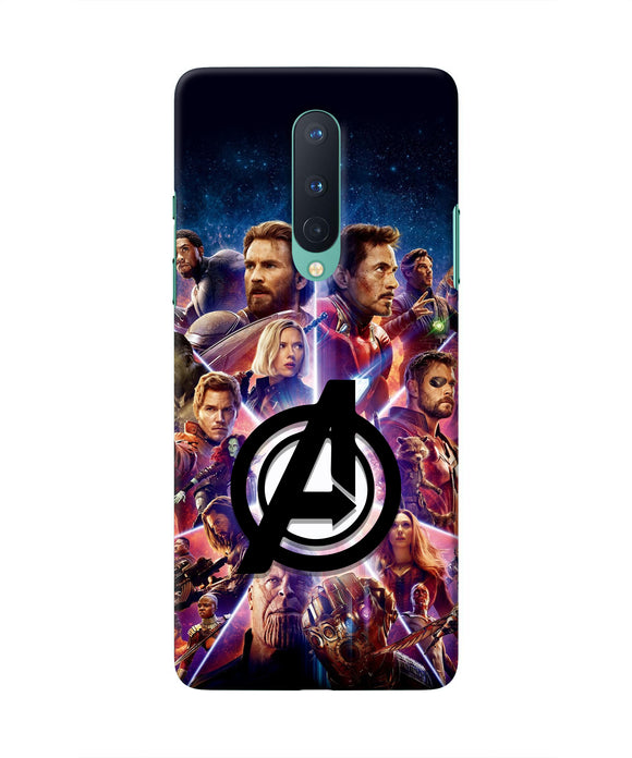 Avengers Superheroes Oneplus 8 Real 4D Back Cover