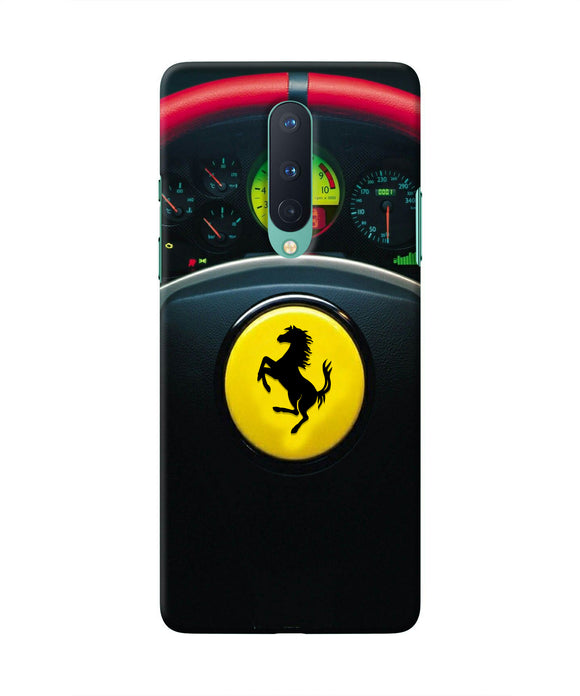 Ferrari Steeriing Wheel Oneplus 8 Real 4D Back Cover