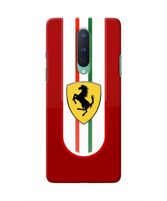 Ferrari Art Oneplus 8 Real 4D Back Cover