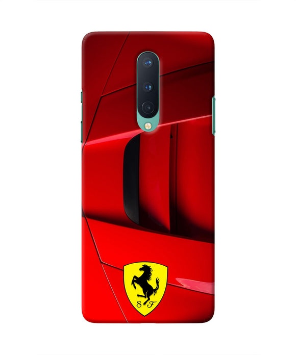 Ferrari Car Oneplus 8 Real 4D Back Cover