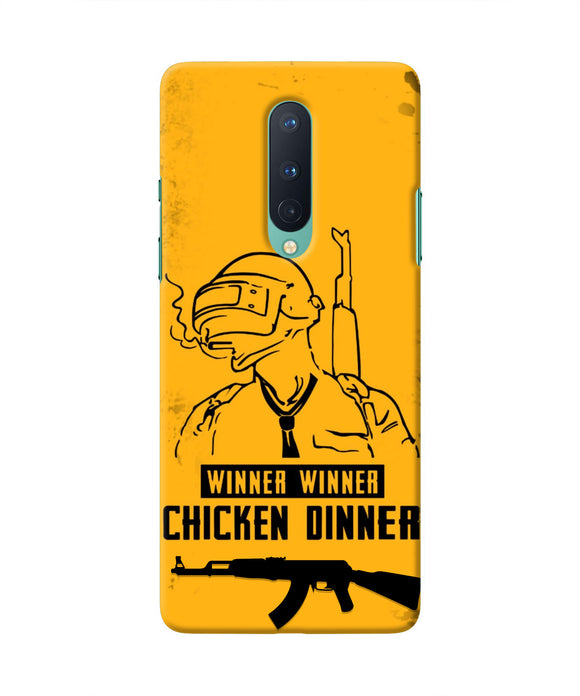 PUBG Chicken Dinner Oneplus 8 Real 4D Back Cover