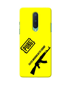 PUBG AKM Gun Oneplus 8 Real 4D Back Cover