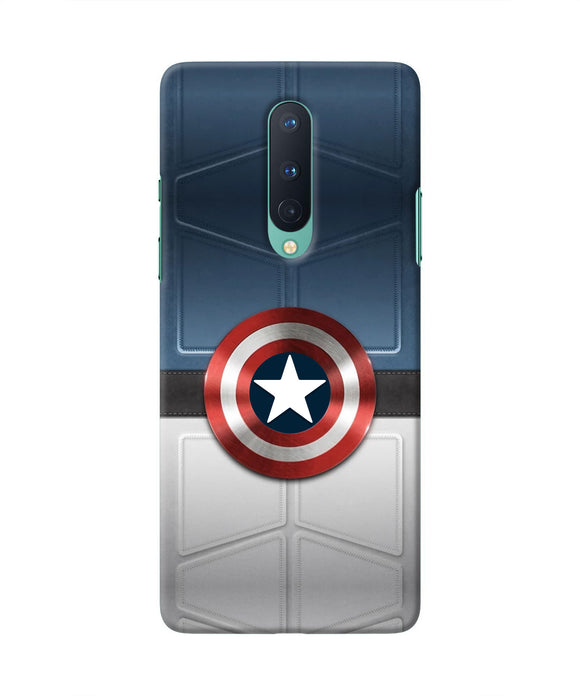 Captain America Suit Oneplus 8 Real 4D Back Cover