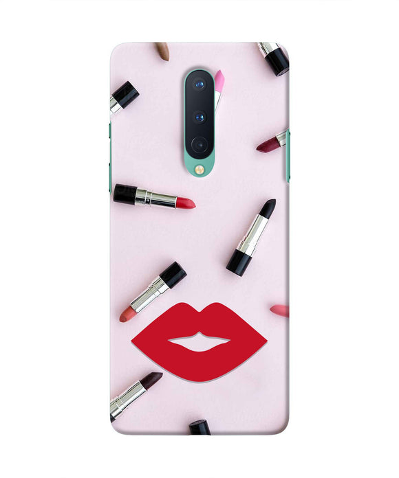 Lips Lipstick Shades Oneplus 8 Real 4D Back Cover
